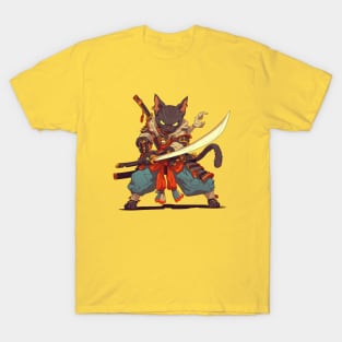 samurai cat T-Shirt